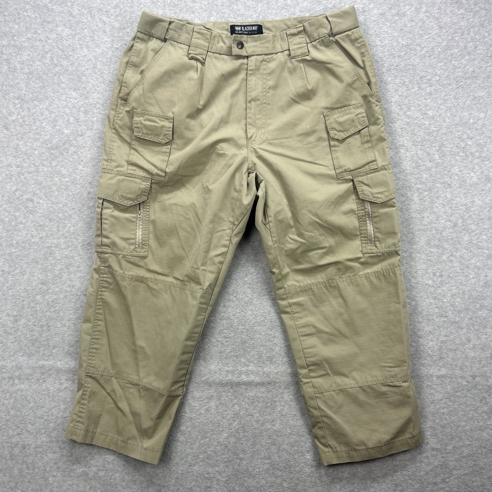Blackhawk Warrior Wear Pants Mens 40x26* Tan Tactical Ripstop Cargo Utility Work